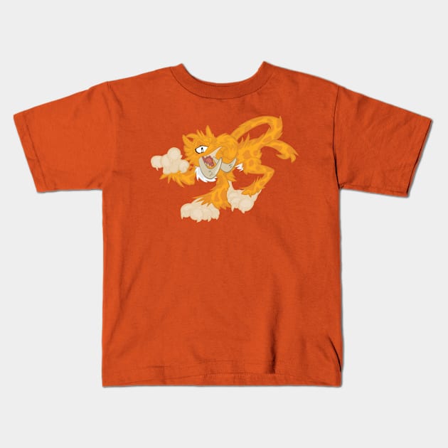 Baku (Leopard) Kids T-Shirt by Sympull